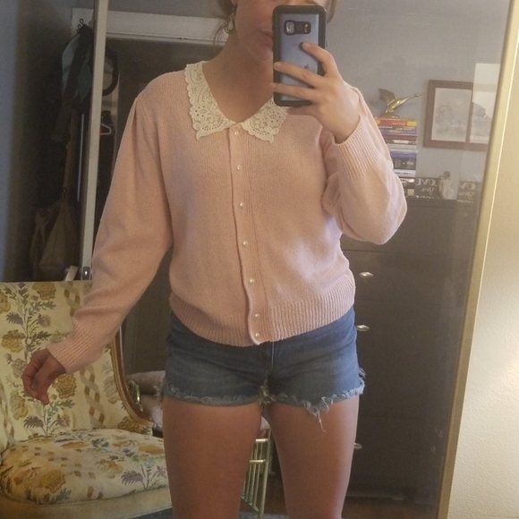 Vintage Pink Sweater - Picture 4 of 7